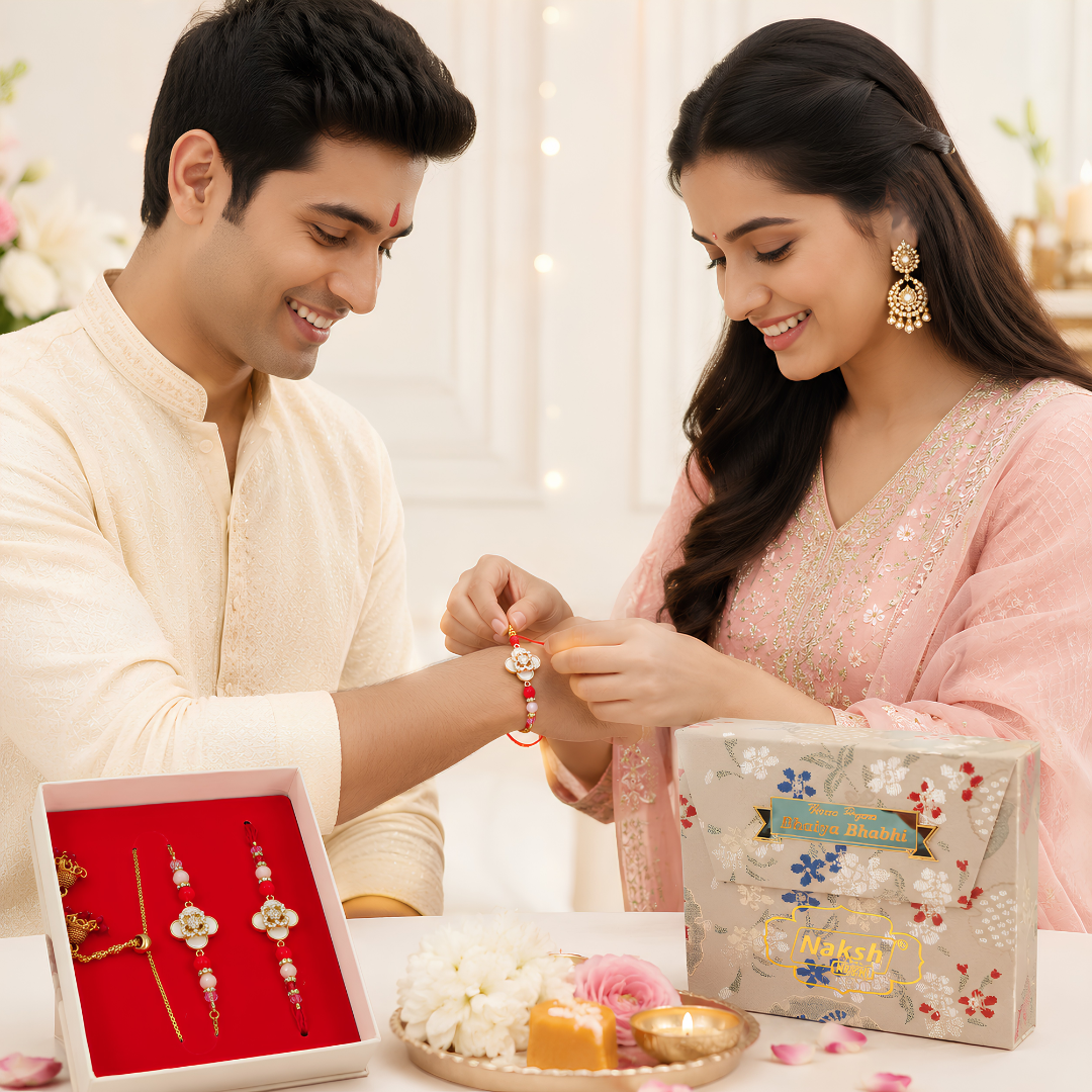 Premium Rakhi Gift Set for Bhaiya Bhabhi