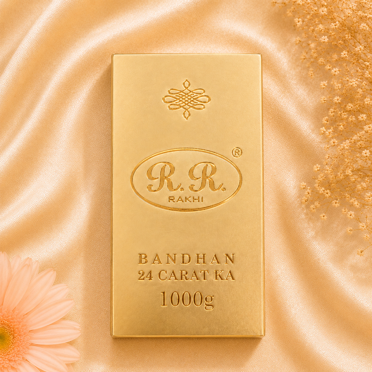 Royal Gold biscuit Designer Rakhi