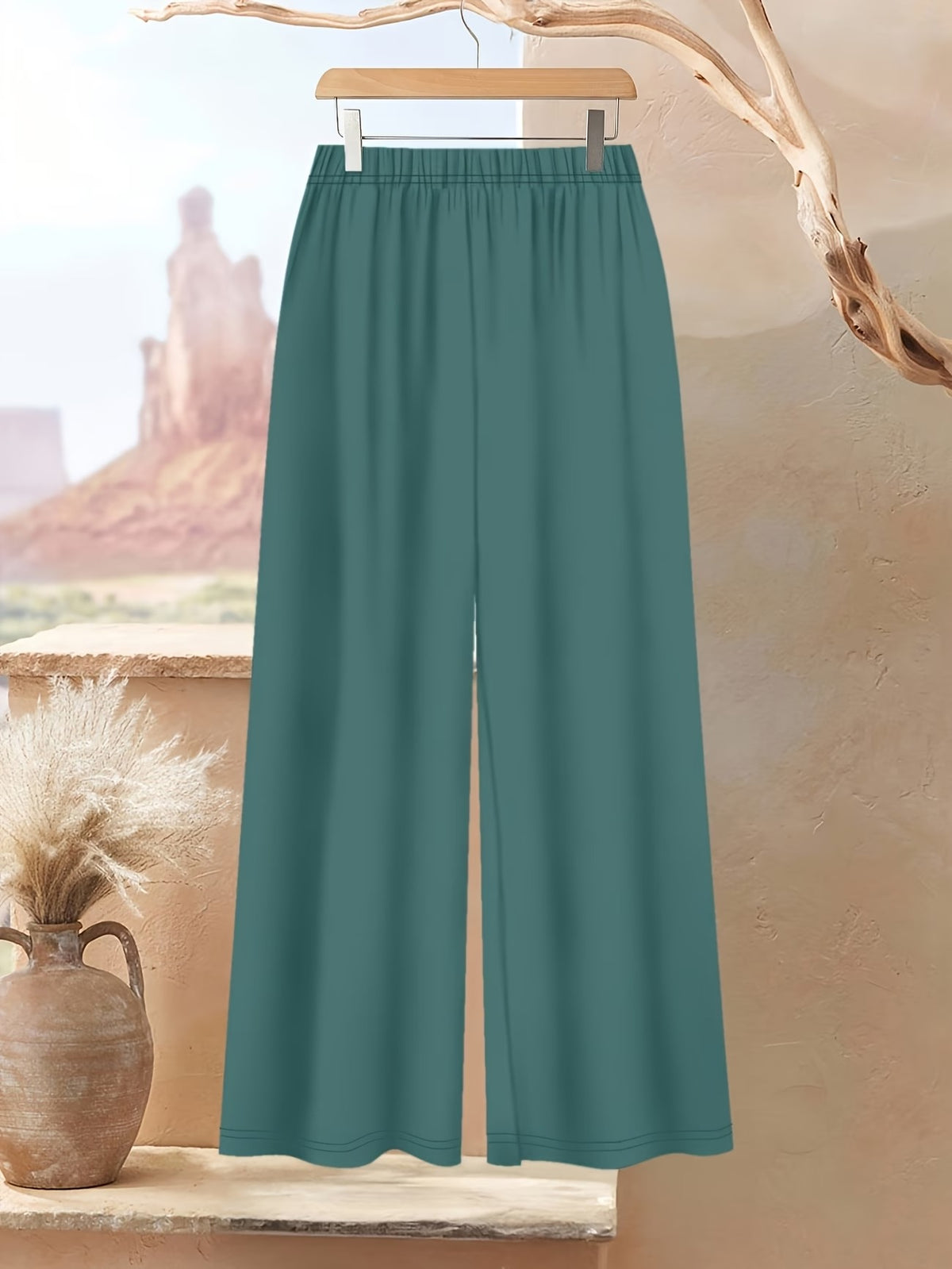 Women's Stylish Digital Print Top & Palazzo Pants Co-Ord