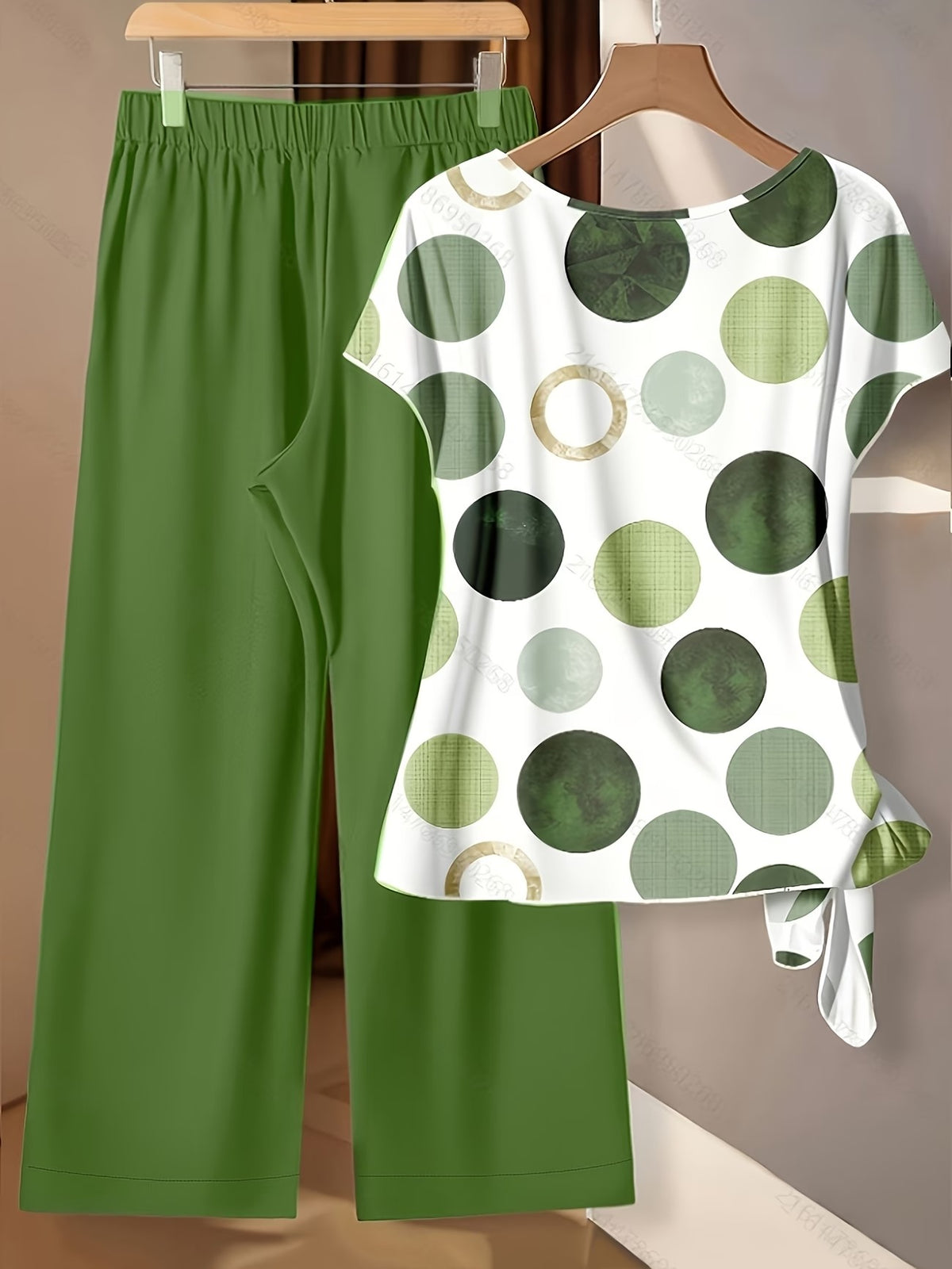 Women’s Casual Everyday Top & Pants Outfit Set