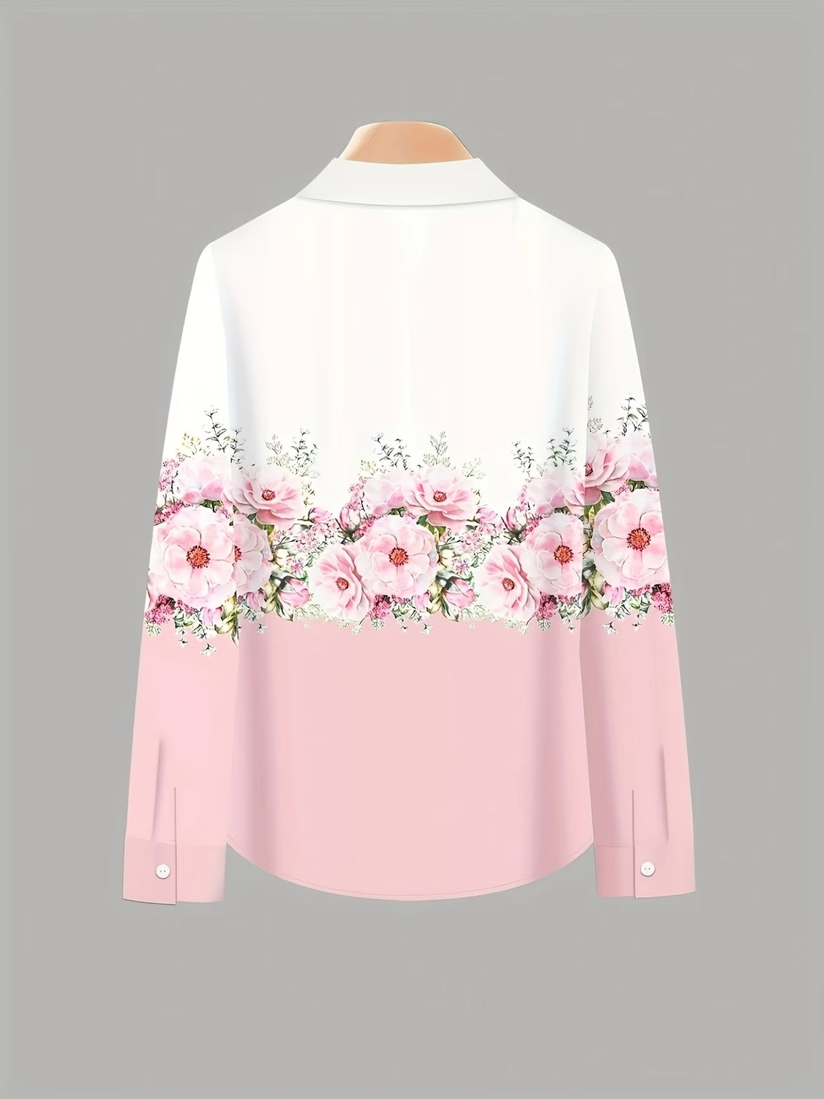 Women’s Lapel Blouse & Loose-Fit Pants 2-Piece Set