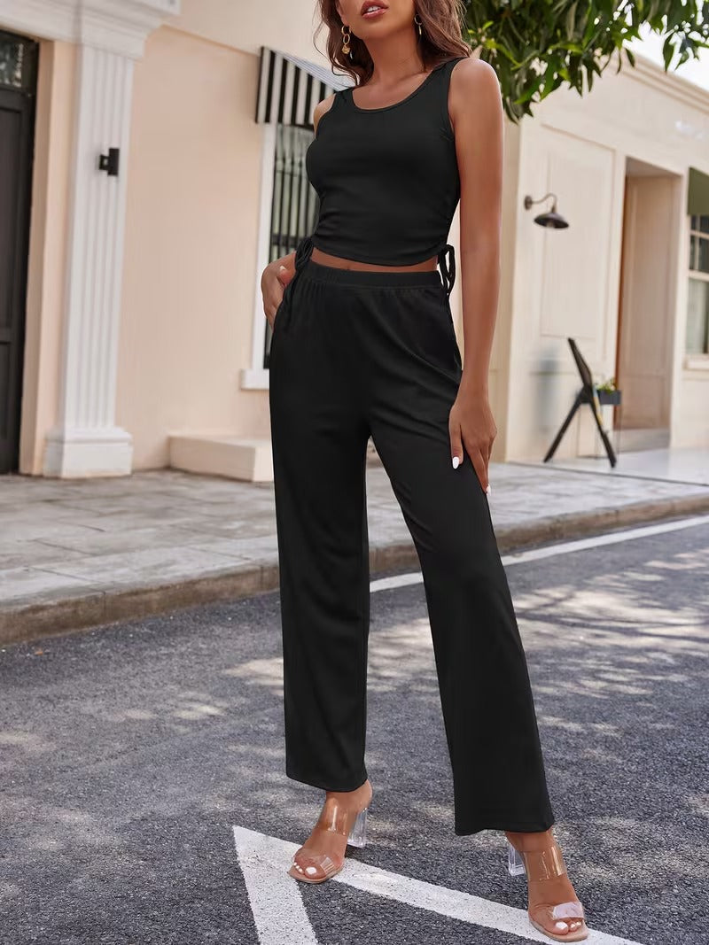 Women’s Long Sleeve Knit Cardigan, Top & Pants Pajama Set