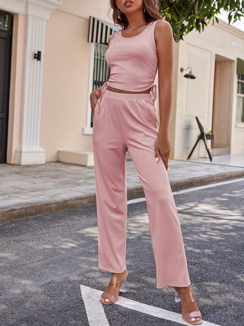 Women’s Long Sleeve Knit Cardigan, Top & Pants Pajama Set