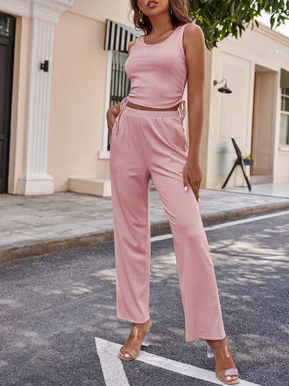 Women’s Long Sleeve Knit Cardigan, Top & Pants Pajama Set