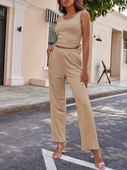 Women’s Long Sleeve Knit Cardigan, Top & Pants Pajama Set