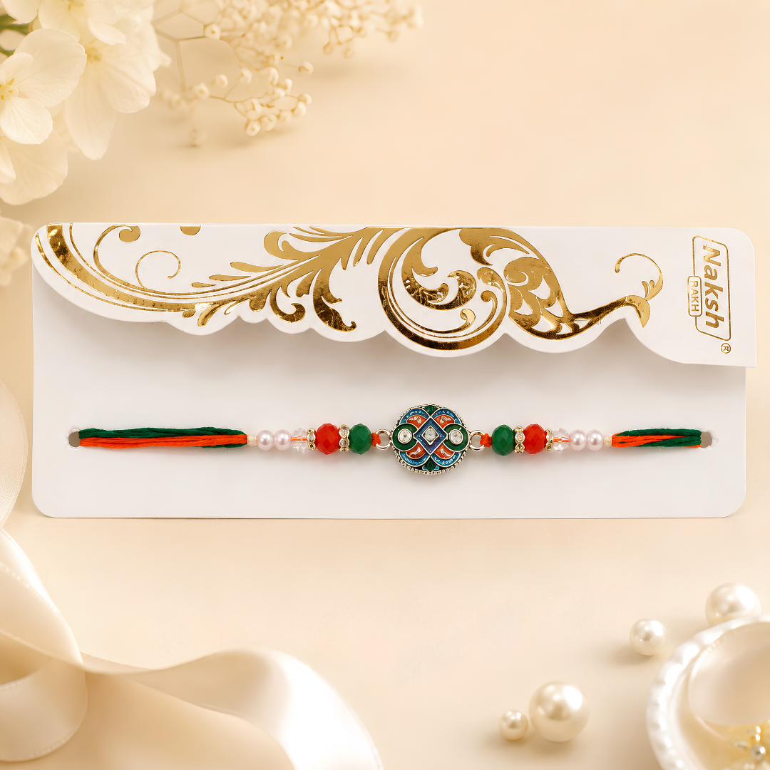 Premium Multicolor Designer Rakhi
