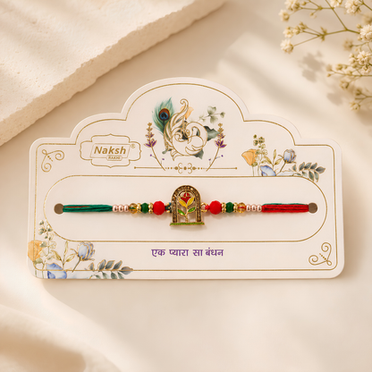 Premium Floral Window Rakhi