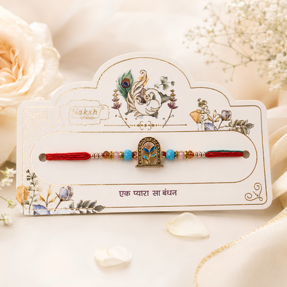 Premium Floral Window Rakhi
