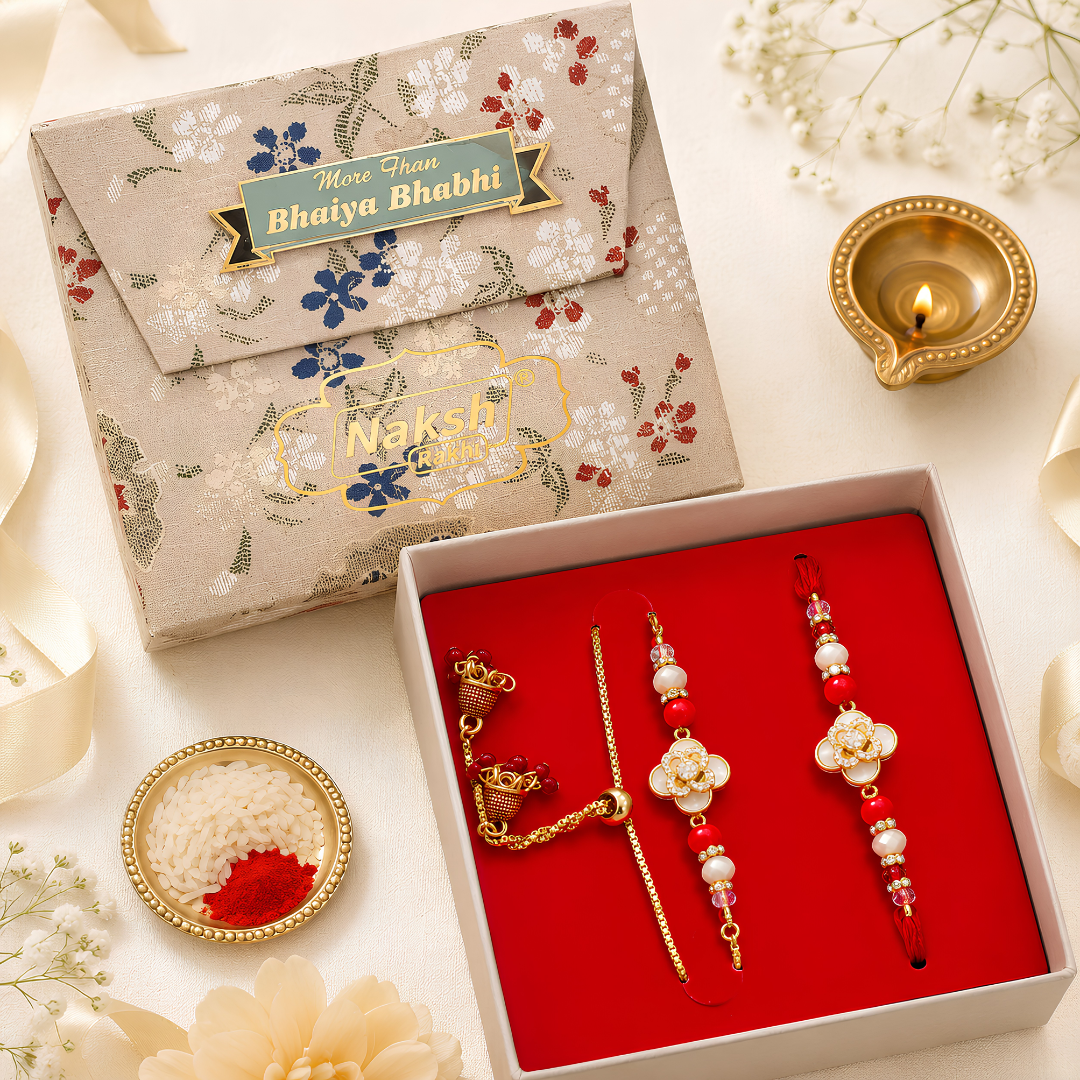 Premium Rakhi Gift Set for Bhaiya Bhabhi
