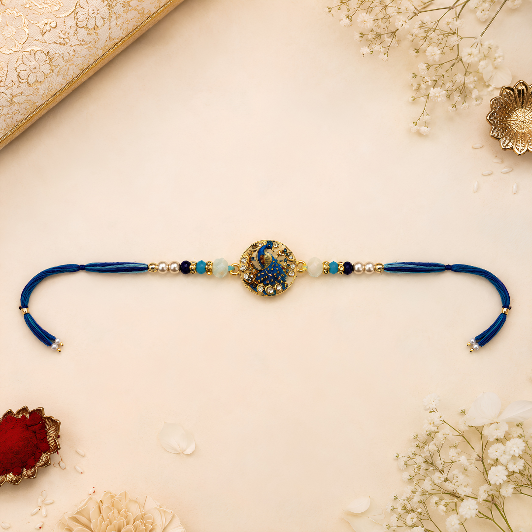 Premium Peacock Rakhi