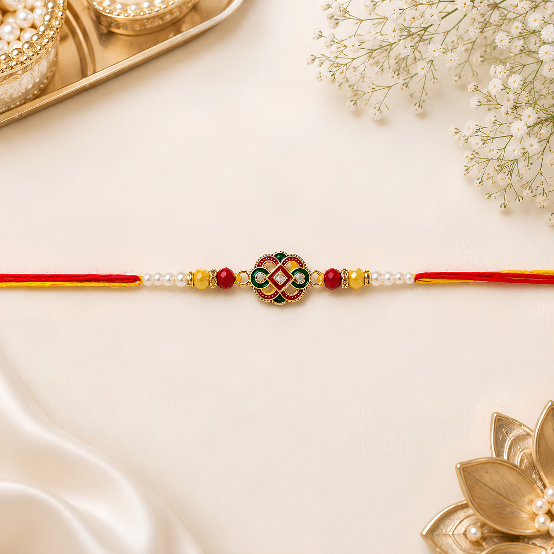Premium Multicolor Designer Rakhi