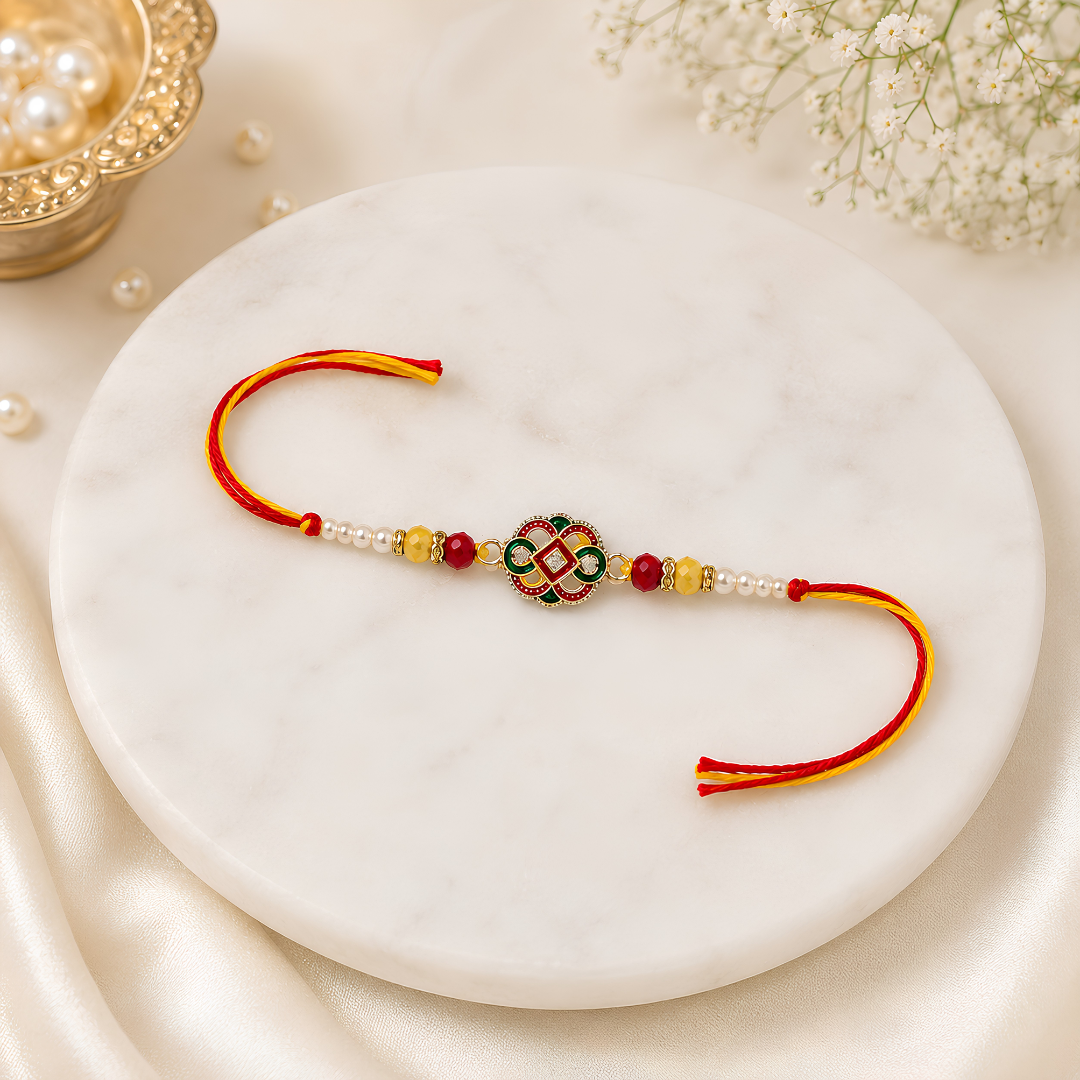 Premium Multicolor Designer Rakhi