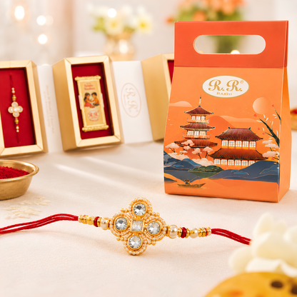 Premium Designer Rakhi Gift Set