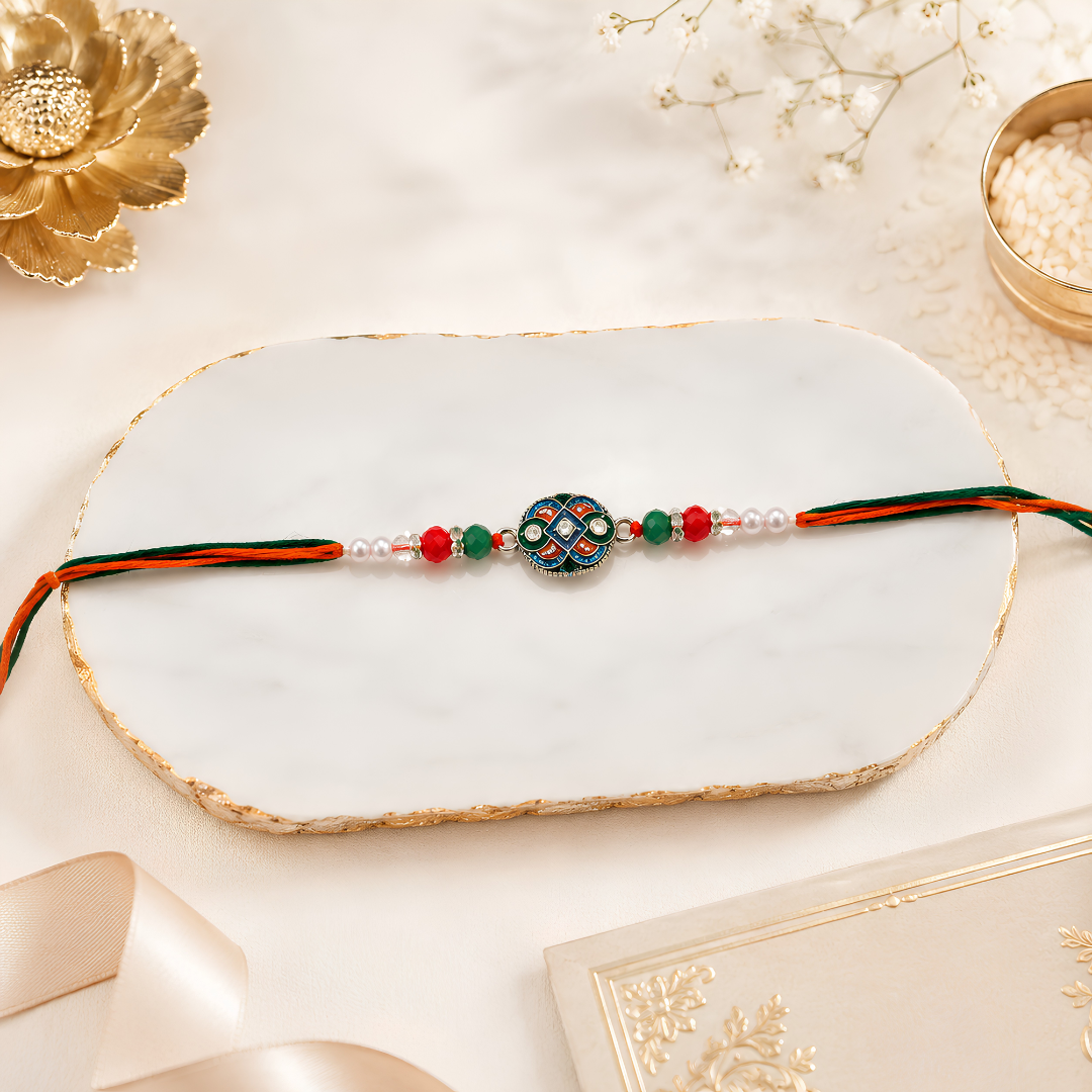 Premium Multicolor Designer Rakhi