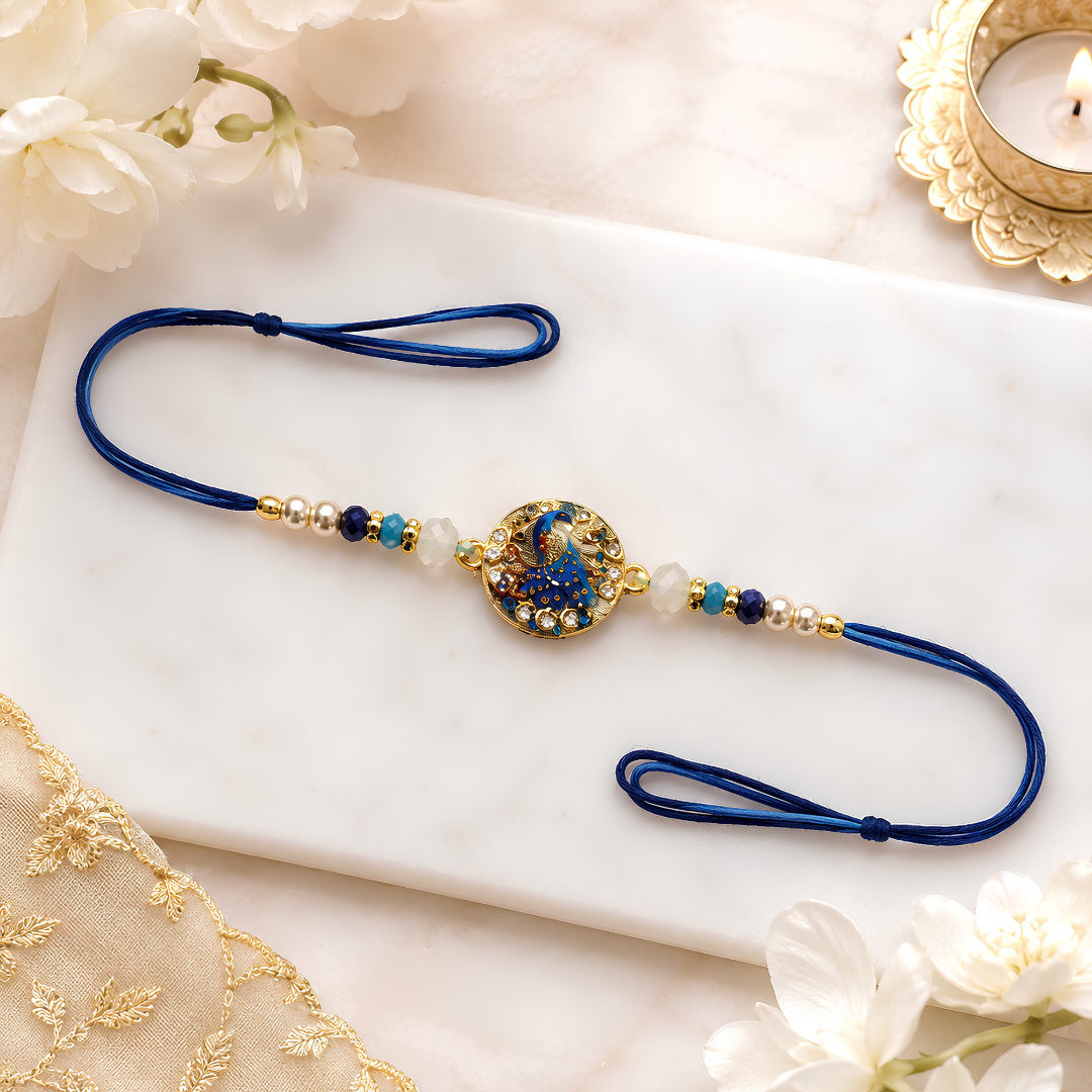 Premium Peacock Rakhi