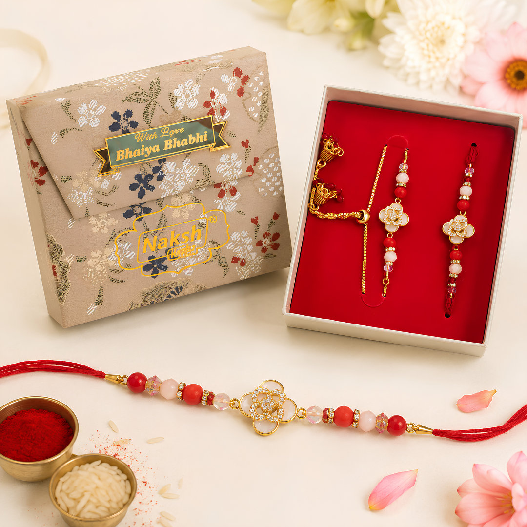 Premium Rakhi Gift Set for Bhaiya Bhabhi