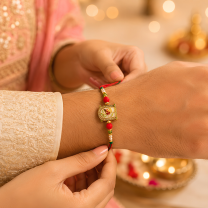 Premium Floral Window Rakhi