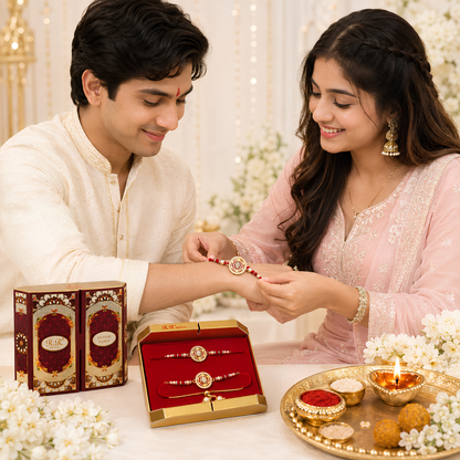 Premium Royal Rakhi Gift Set