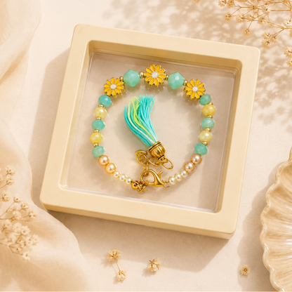 Floral Tassel Rakhi