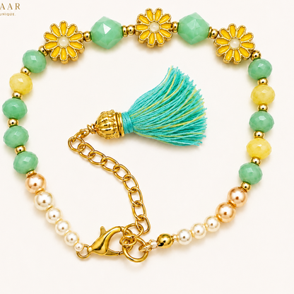 Floral Tassel Rakhi