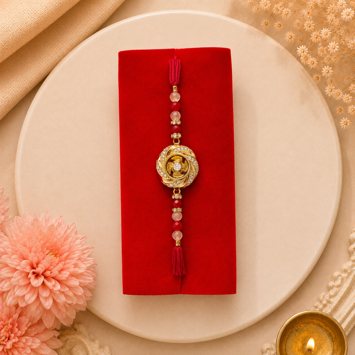 Royal Gold biscuit Designer Rakhi
