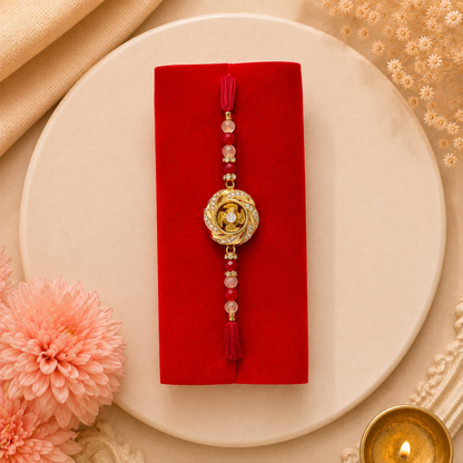 Royal Gold biscuit Designer Rakhi