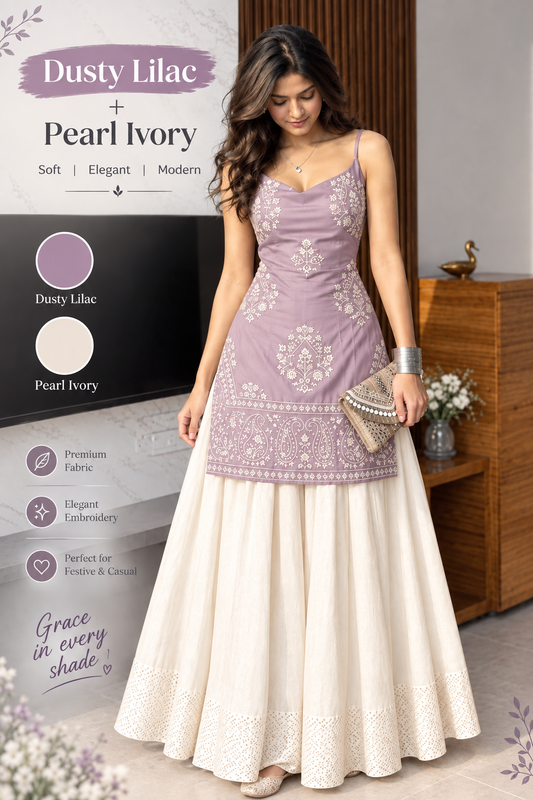 Women’s Classic Embroidered Panel Flare Dress