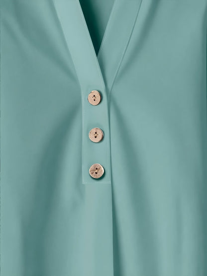 Women's Casual Shirt & Long Pants 2-Piece Set