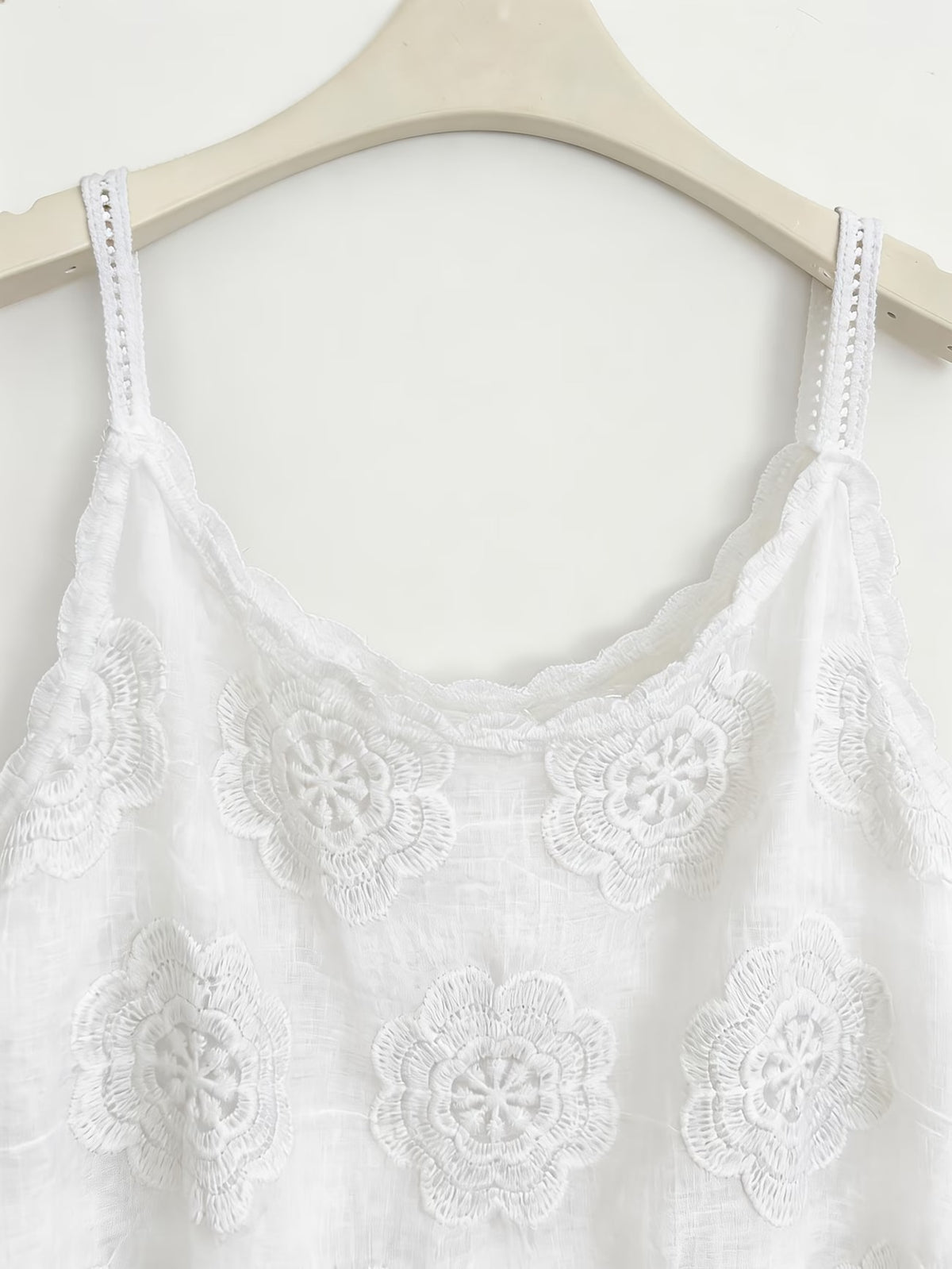 Women's Vintage Embroidered Cami & Midi Skirt Co-Ord Set