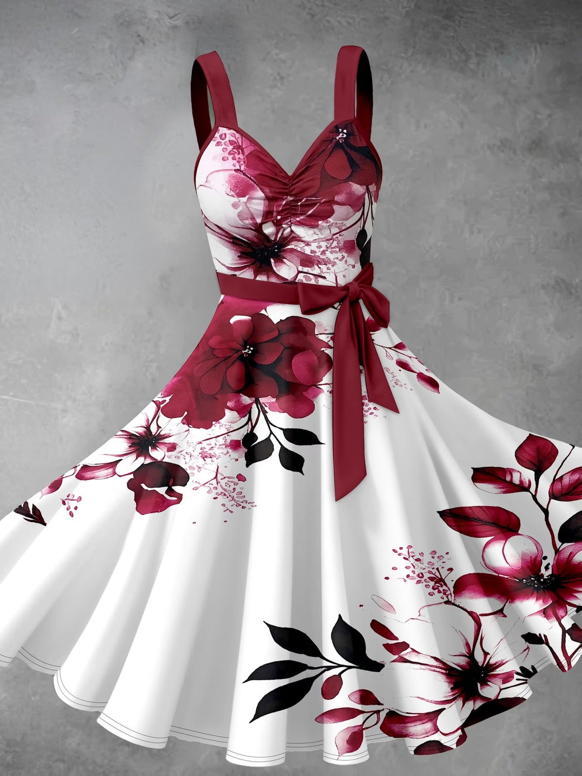 Women’s Graceful Long-Sleeve Top & Flowing Long Skirt Co-Ord Set