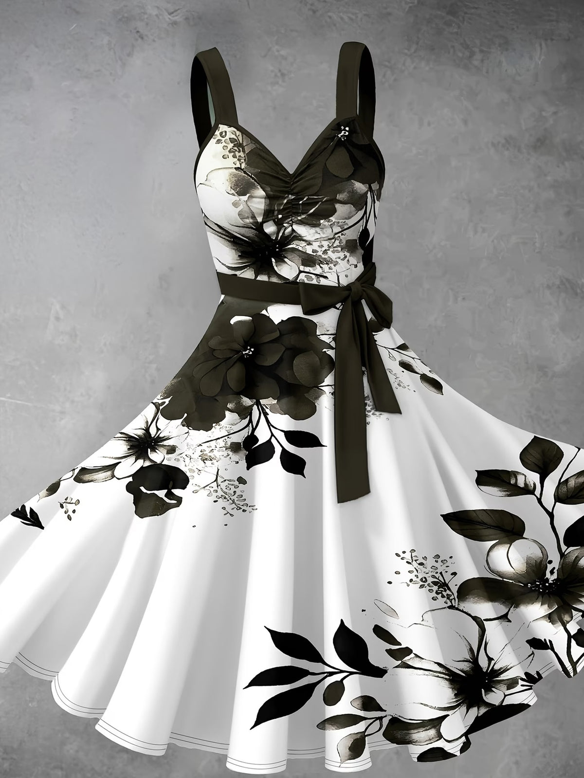 Women’s Graceful Long-Sleeve Top & Flowing Long Skirt Co-Ord Set