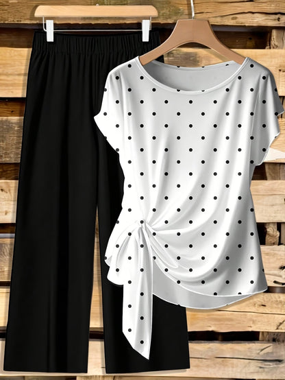 Women’s Casual Everyday Top & Pants Outfit Set