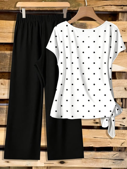 Women’s Casual Everyday Top & Pants Outfit Set