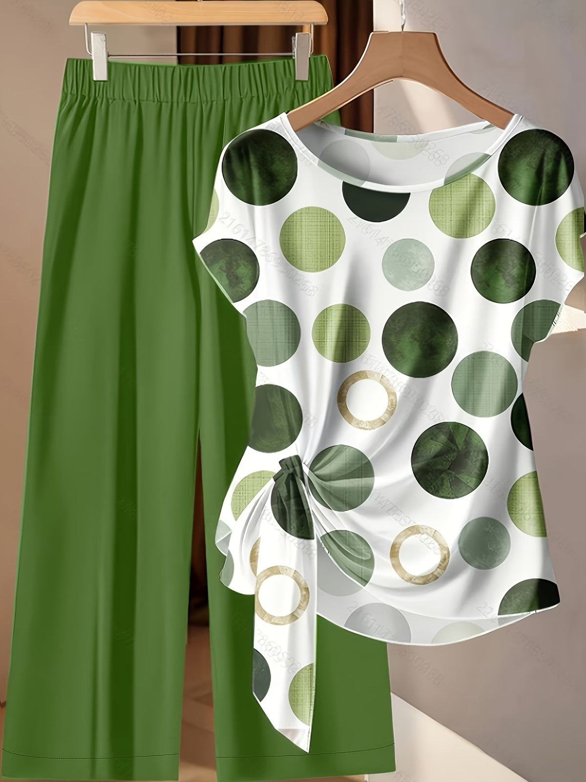 Women’s Casual Everyday Top & Pants Outfit Set