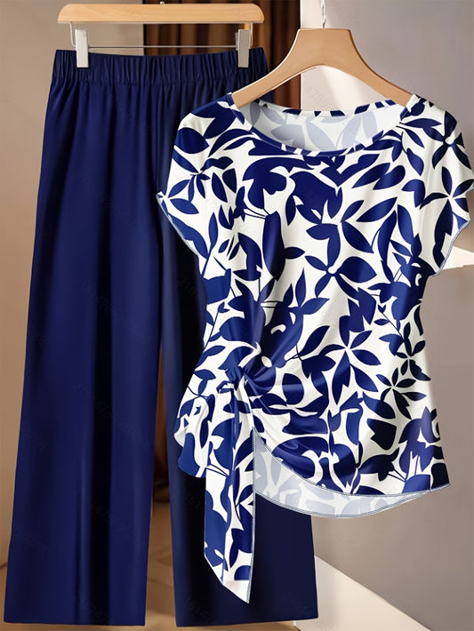 Women’s Casual Everyday Top & Pants Outfit Set