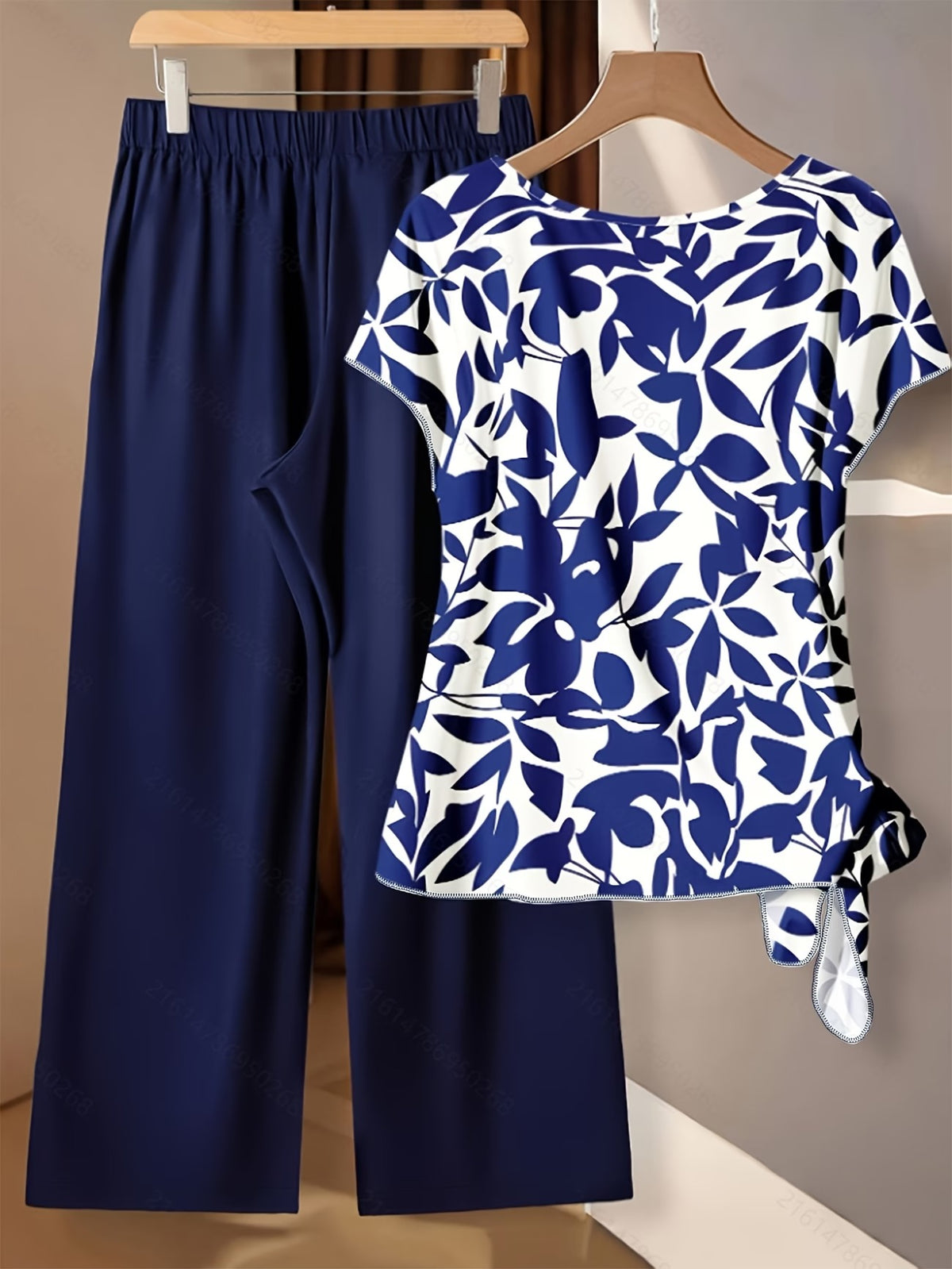 Women’s Casual Everyday Top & Pants Outfit Set