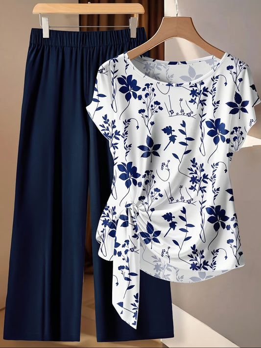 Women’s Casual Everyday Top & Pants Outfit Set