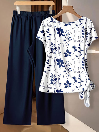 Women’s Casual Everyday Top & Pants Outfit Set