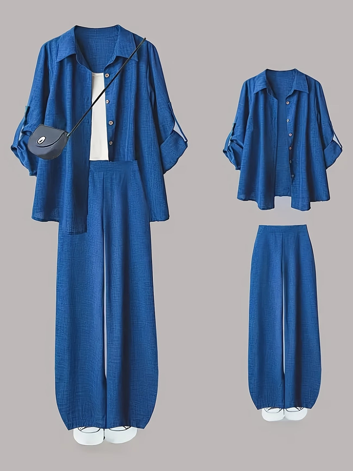 Women’s Everyday Commuter Shirt & Pants Co-Ord Set
