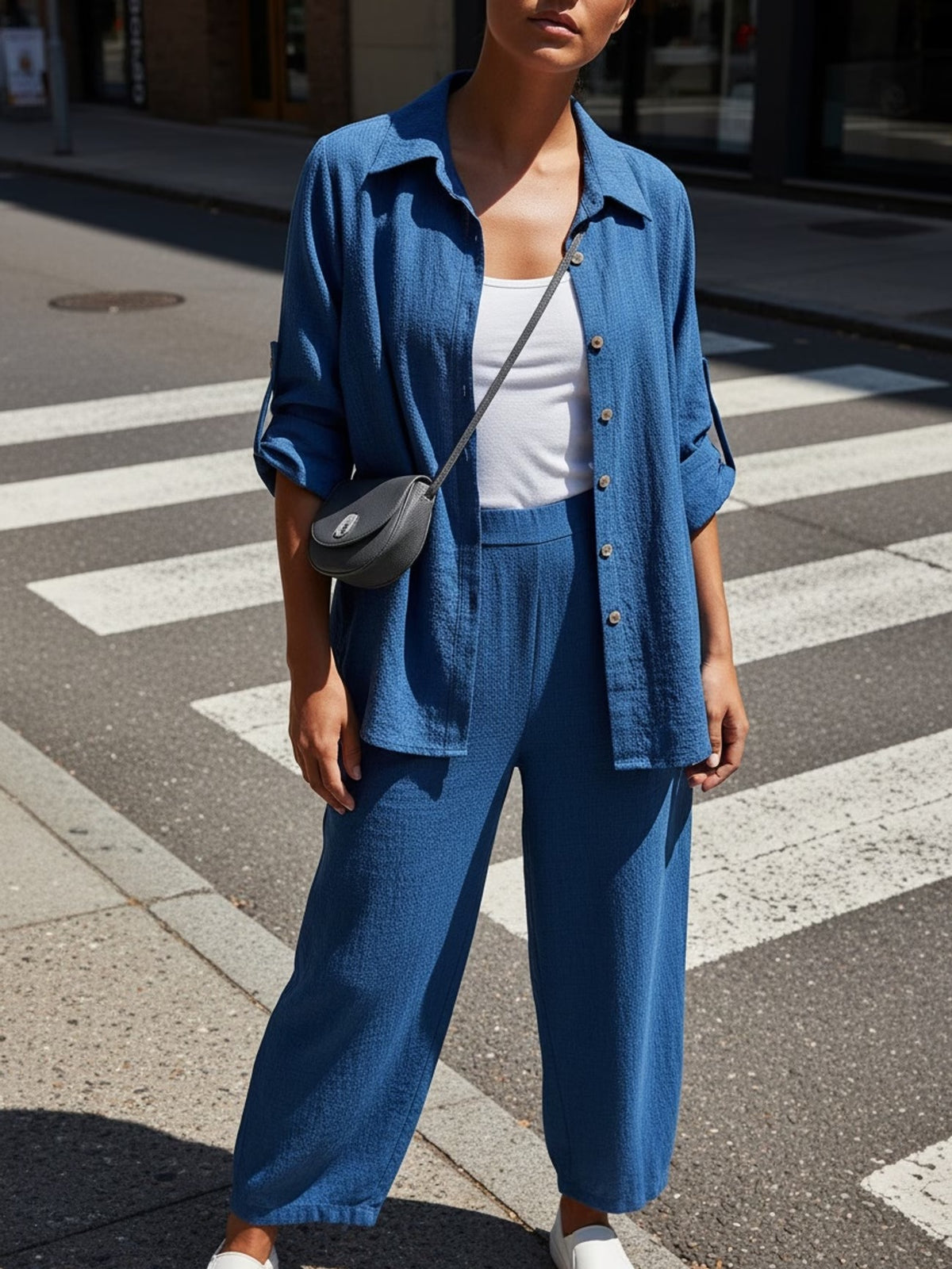 Women’s Everyday Commuter Shirt & Pants Co-Ord Set