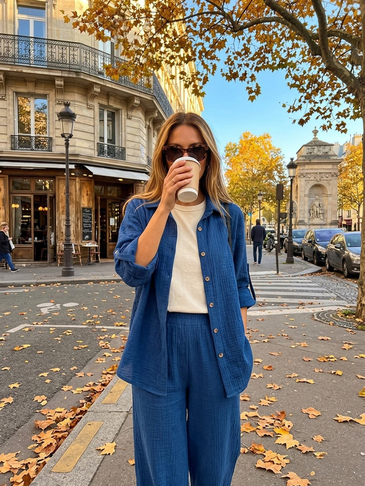 Women’s Everyday Commuter Shirt & Pants Co-Ord Set