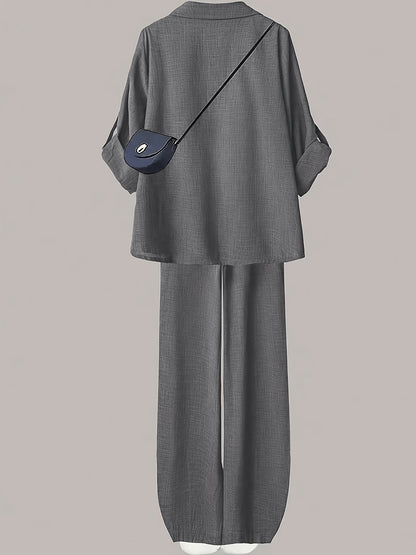 Women’s Everyday Commuter Shirt & Pants Co-Ord Set