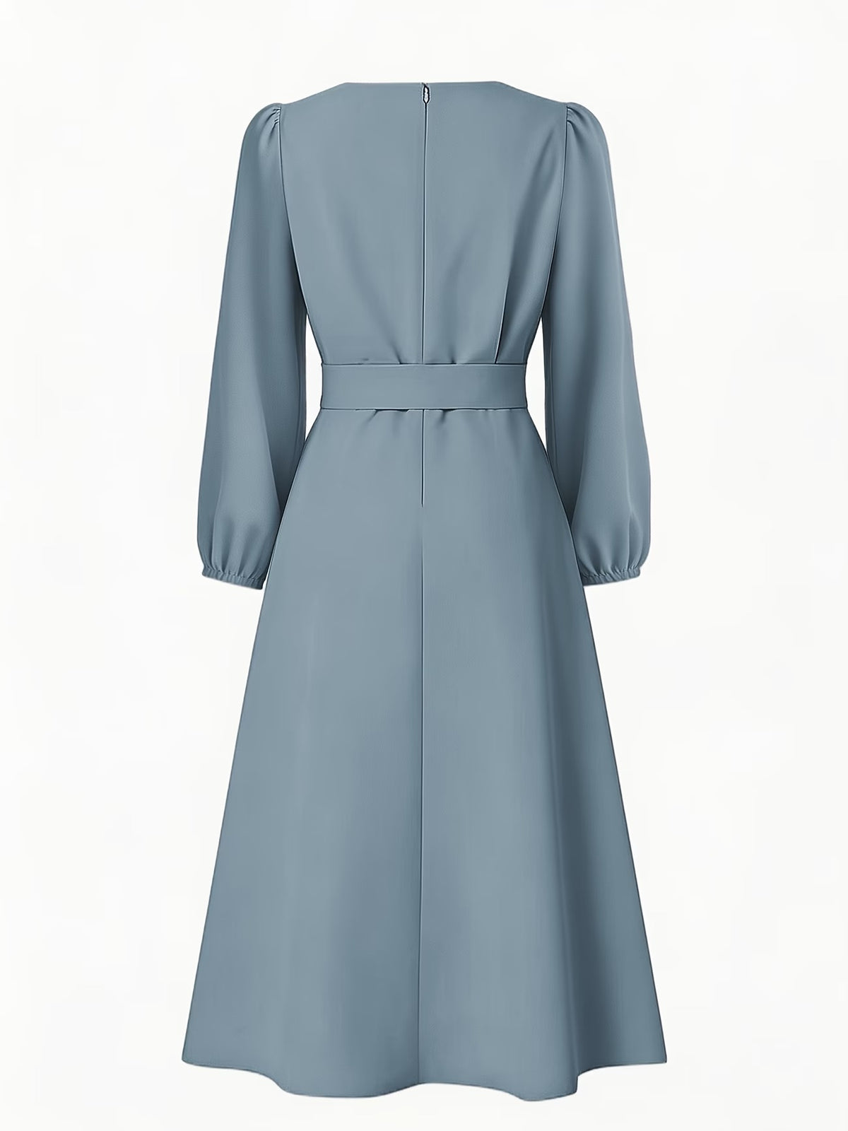 Women’s Breathable V-Neck A-Line Summer Midi Dress