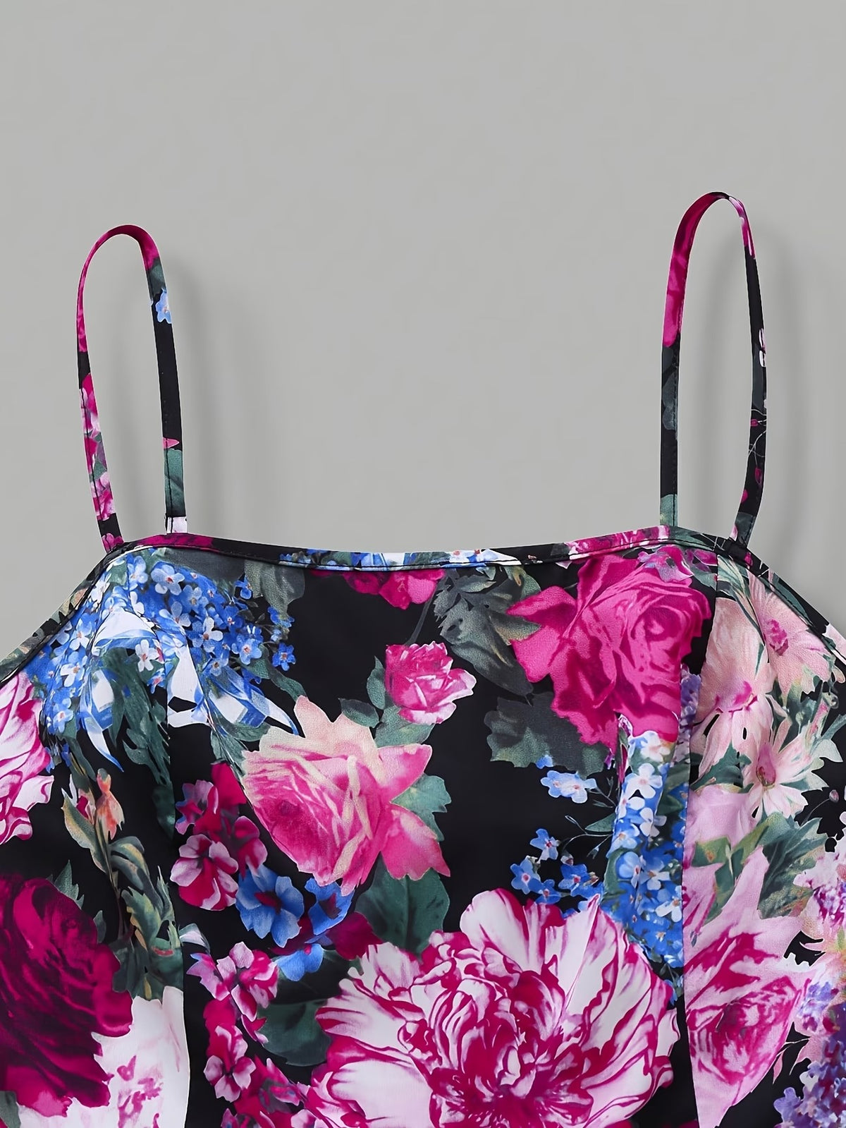 Plus Size Women’s Lightweight Chiffon Cardigan & Floral Midi Dress 2-Piece Set