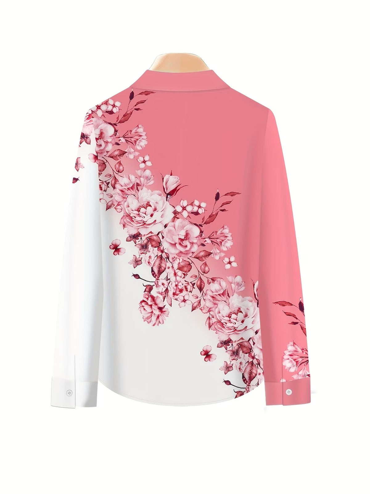 Women’s Lapel Blouse & Loose-Fit Pants 2-Piece Set