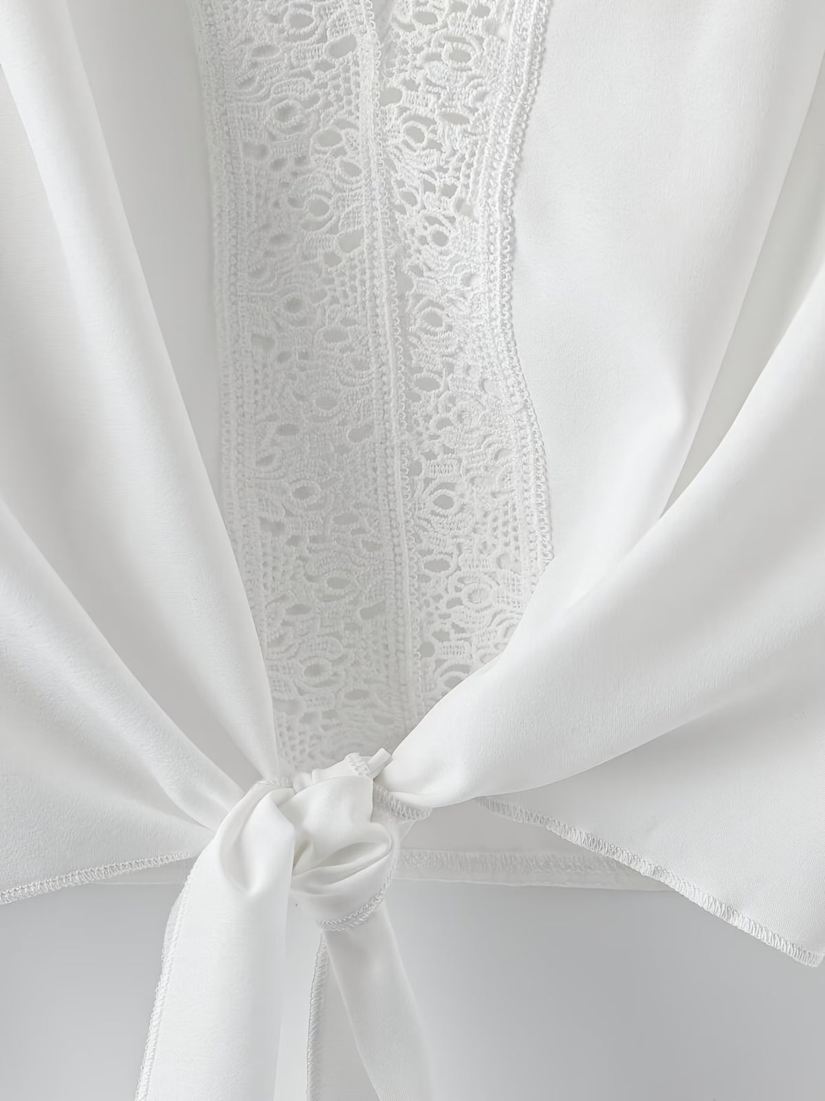 Plus Size Women’s Lace Trim 2-Piece Set